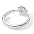 A lady's Rose Pink Moissanite Ring- Elena no. 803